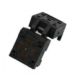 QFN60-0.4-8×8MM翻盖弹片老化座