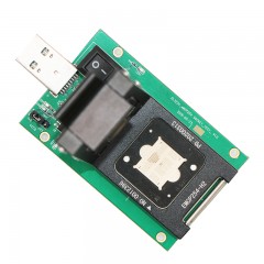 EMCP254-H2合金翻盖转USB测试座