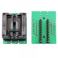 SOP28(28）-1.27mm间距下压式弹片烧录座