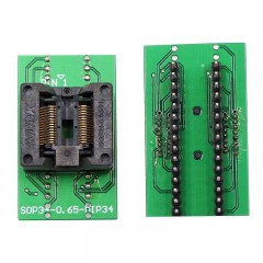 SOP34(34)-0.65mm间距下压式弹片烧录座