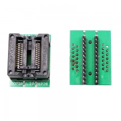 SOP24(28)-1.27mm间距下压式弹片烧录座