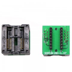 SOP16(28)-1.27mm间距下压式弹片烧录座