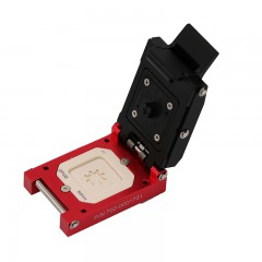 QFN32-0.5mm间距合金探针翻盖测试座