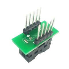 MSOP10pin-0.5mm烧录座-SSOP10带PCB板烧写编程座