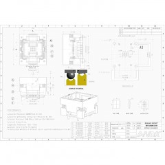 BGA24pin-1.0mm-6×8mm下压老化测试座