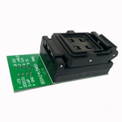 BGA24pin-1.0mm-6×8mm翻盖烧录座