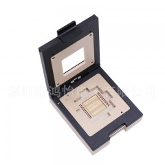 定制PGA56-1.27 （27*27*8.1）合金翻盖探针测试座