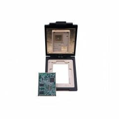 定制品 邮票孔240-1.1 车载计算芯片测试座 AI边缘模块测试夹具