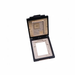 定制品 邮票孔240-1.1 车载计算芯片测试座 AI边缘模块测试夹具
